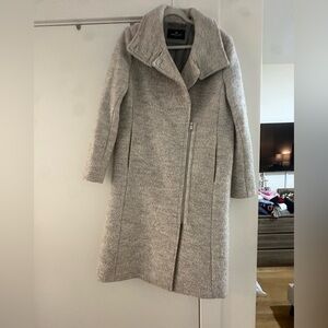 Wool Blend - Gray Trench Coat